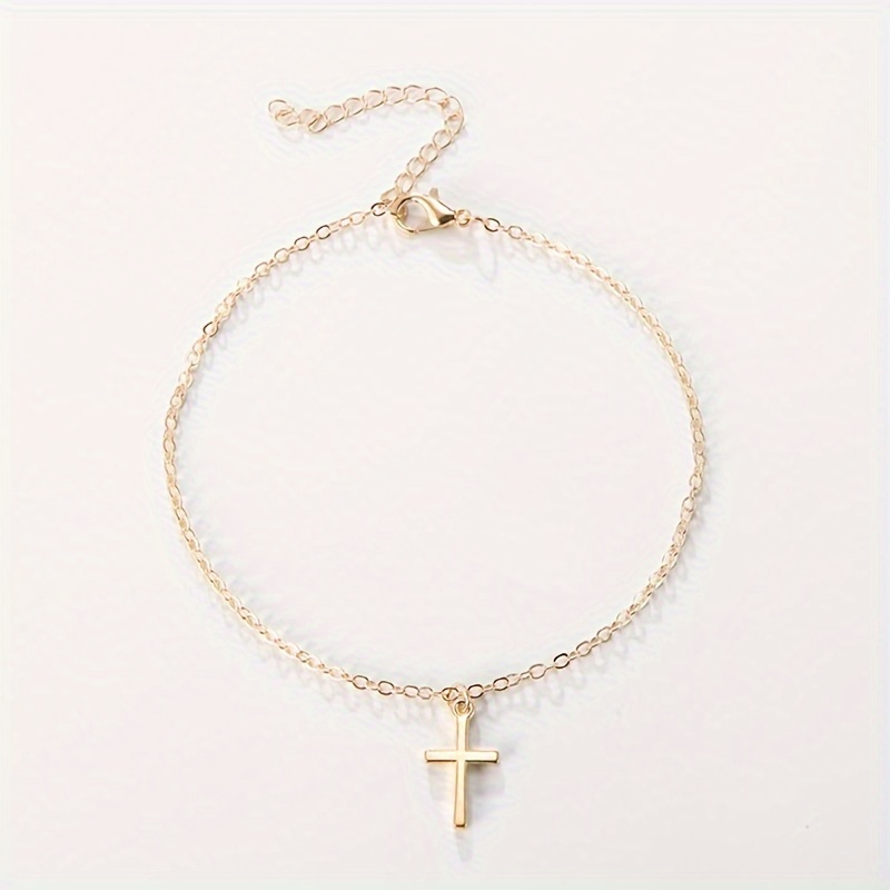 Bohemian Style Golden Alloy Cross Bracelets